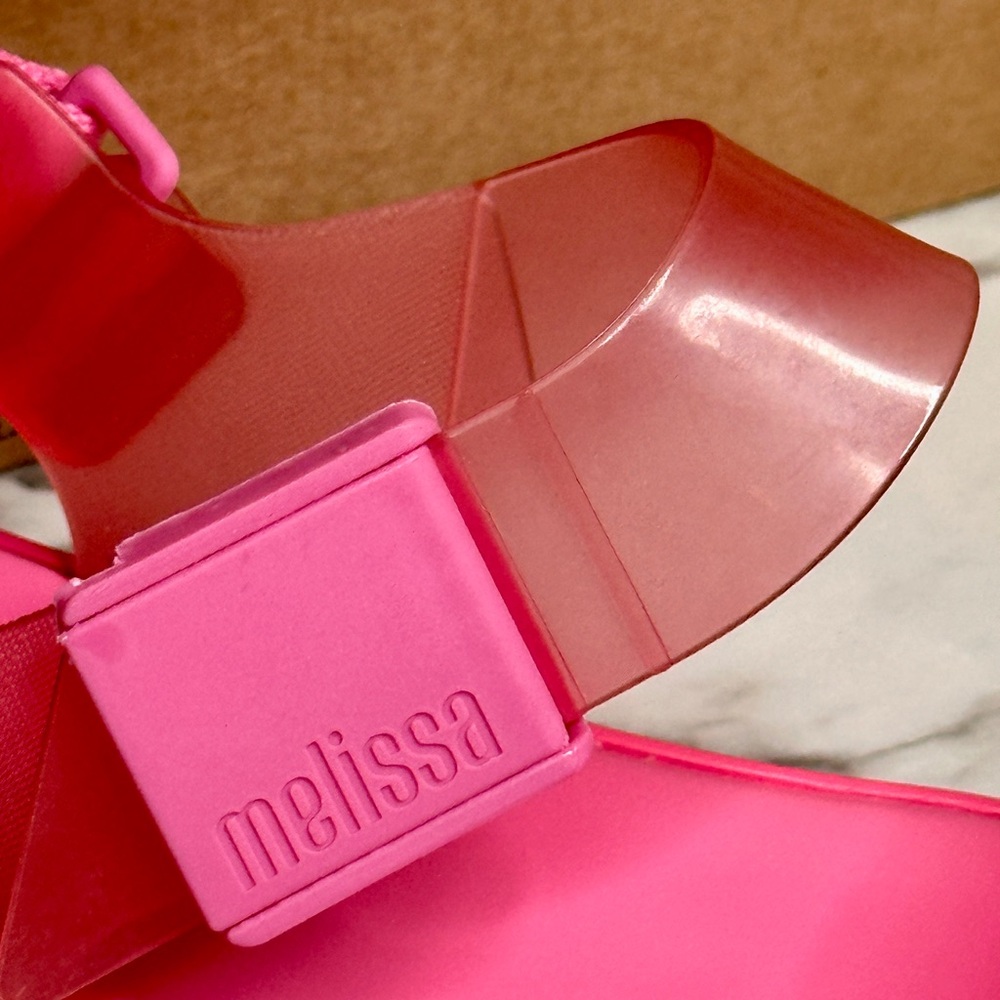 Melissa Pink Platform Sandals - Picture 6 of 8